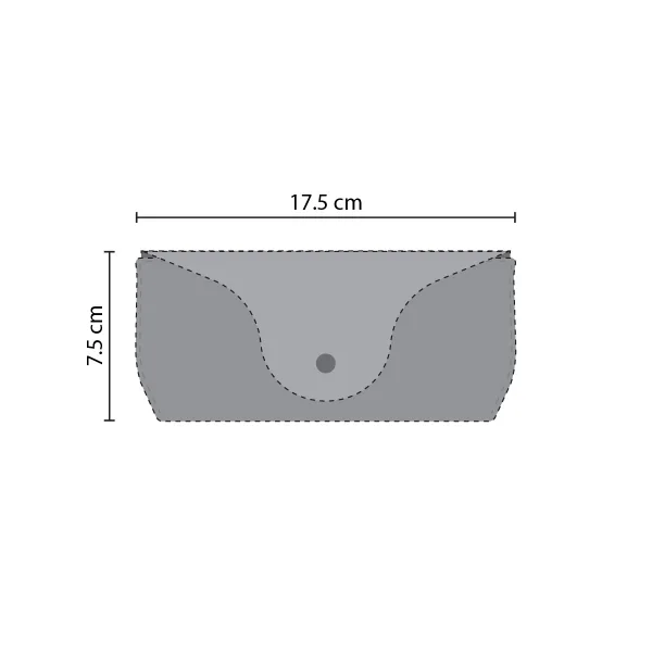 KRA Sunglass Pouch Measurement