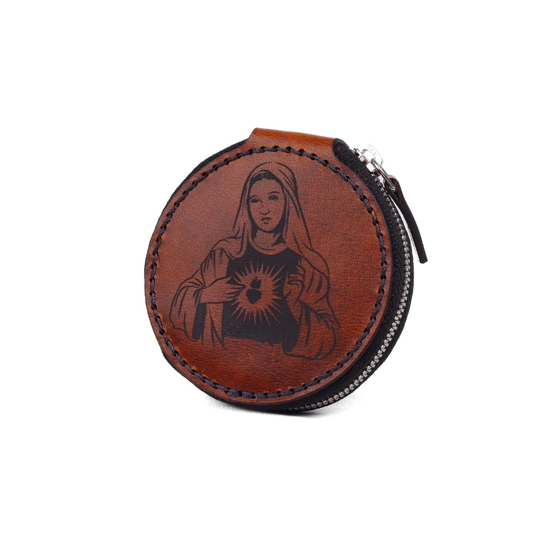 1 OLD SCHOOL Rosary Pouch Zipper Case.