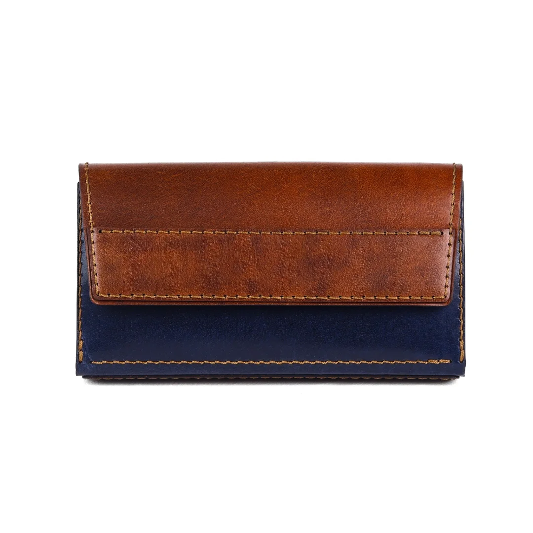 premium leather clutch