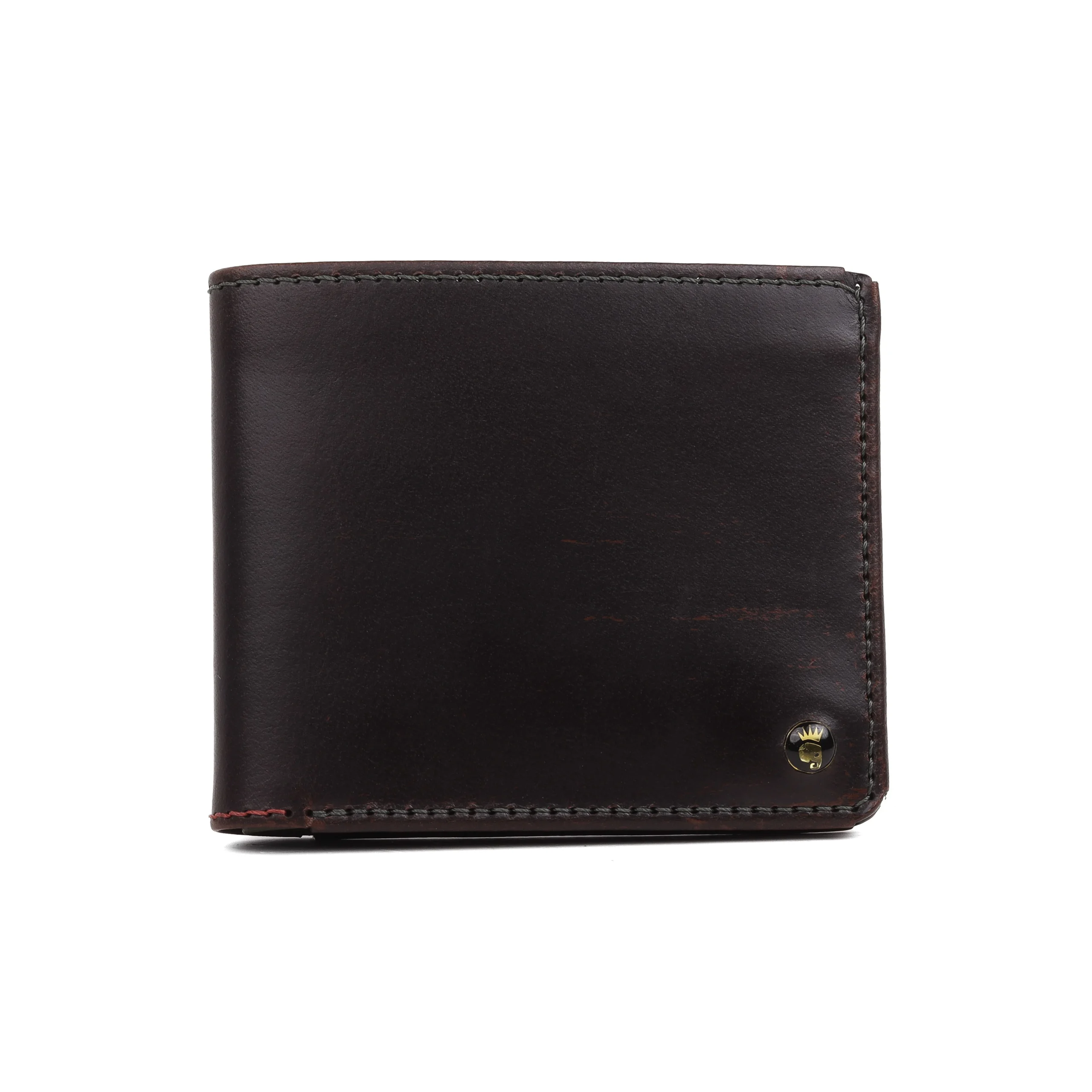 Handmade leather bifold wallet