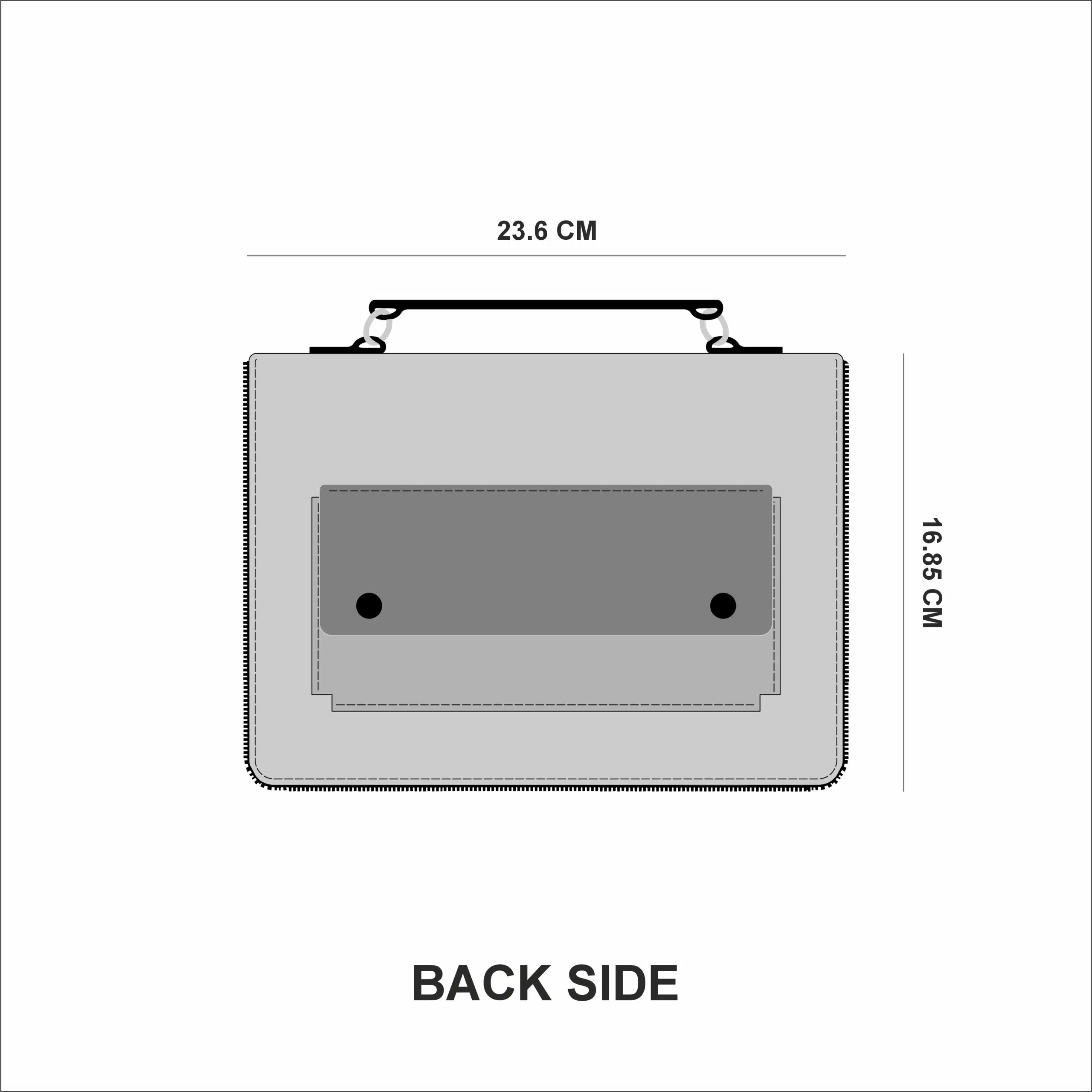 BIBLE ZIP CASE - BACK SIDE